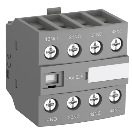 Blok pomoćnih kontakata za čeonu montažu, za AF16-AF38, tip CA4-22E, 1NO