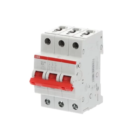 SD203/16, Tropolni modularni rastavljač 16A, Ik=25kA pri Ue=230/400 V AC