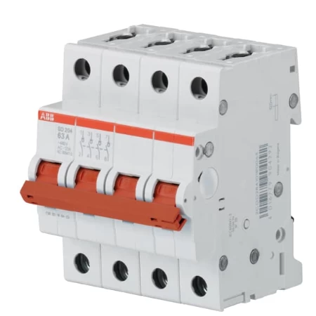 SD204/50, Ćetvoropolni modularni rastavljač 50A, Ik=25kA pri Ue=230/400 V AC