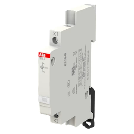 Signalna svetiljka modularna, 9 mm (0.5 modula), 115-250 V AC bela, E219-B