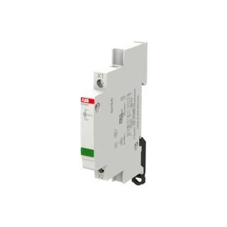 Signalna svetiljka modularna, 9 mm (0.5 modula), 115-250 V AC zelena, E219-D