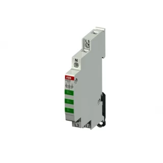 Signalna svetiljka modularna, 9 mm (0.5 modula), 415-230 V AC sa TRI LED svetiljke zelena/zelena/zelena, E219-3D