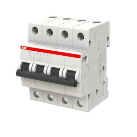 SH204-B20, Četvoropolni automatski osigurač 20A, B karakteristika, 6kA, tip SH