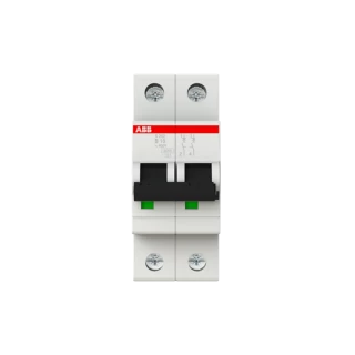 S202-B10, Dvopolni automatski osigurač 10A, B karakteristika, Icn=6kA, Icu=10kA