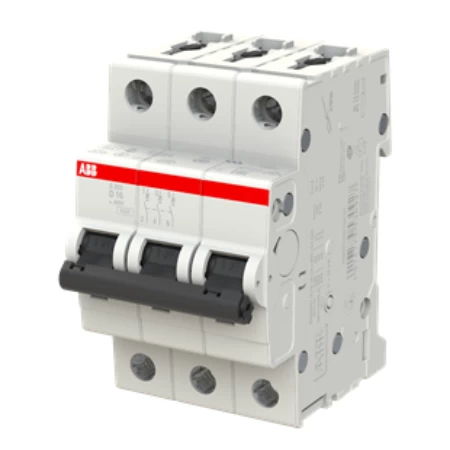 S203-D16, Tropolni automatski osigurač 16A, D karakteristika, 6kA