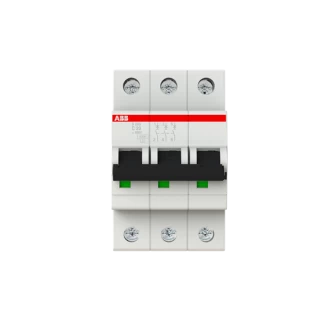 S203-C20, Tropolni automatski osigurač 20A, C karakteristika, Icn=6kA, Icu=10kA