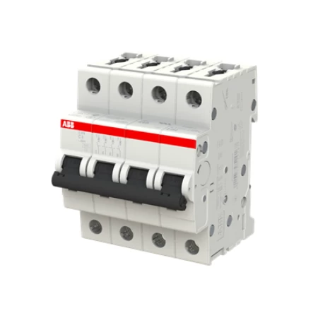 S204-C4, Četvoropolni automatski osigurač 4A, C karakteristika, Icn=6kA, Icu=10kA