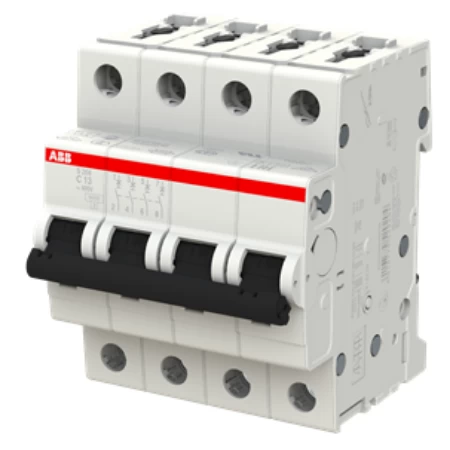 S204-C13, Četvoropolni automatski osigurač 13A, C karakteristika, Icn=6kA, Icu=10kA