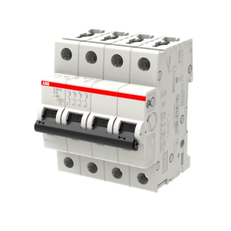 S204M-C6, Četvoropolni automatski osigurač 6A, C karakteristika, Icn=10kA, Icu=15kA