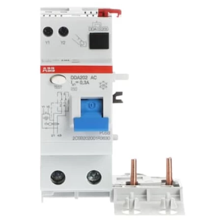 DDA202AC-63/0,3 Diferencijalni (FID) zaštitni blok 2 pola 63A, 300mA, tip AC