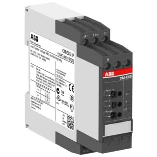 Monofazni rele za kontrolu napona CM-ESS.1 (merni opseg: 3-30V, 6-60V, 30-300V, 60-600 AC/DC), napajanje 240V AC, 1C/O