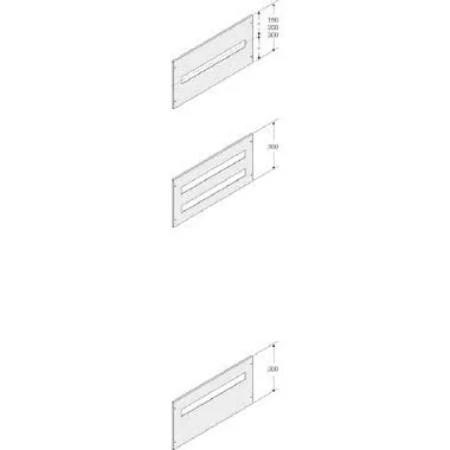 24 DIN MOD,PANEL H=150MM W=600MM