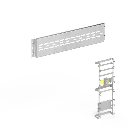 Univerzalna ploča za montažu rastavljača sa topljivim osiguračima veličine NV000(100A) i NV00(160A) prekidača za širinu ormana 1.5 (3 tropolna rastavl