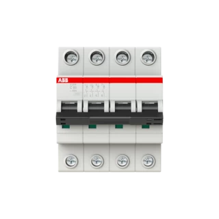 S204-C80 Miniature Circuit Breaker - 4P - C - 80 A