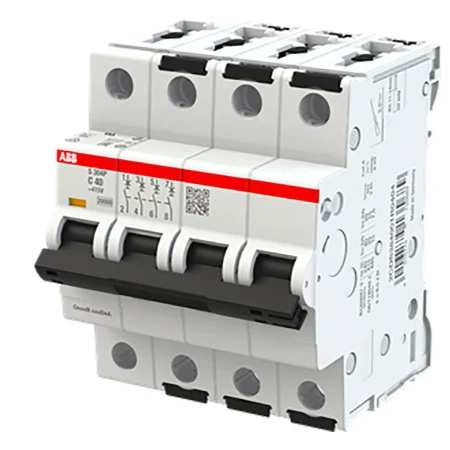 S304P-C40  Automatski prekidač, 4p, 40A, C karakteristika, Icu=25kA